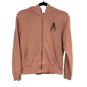 Pretty Guardian Sailor Moon Meets GU Pink Zip Hoodie Jacket Size Small
